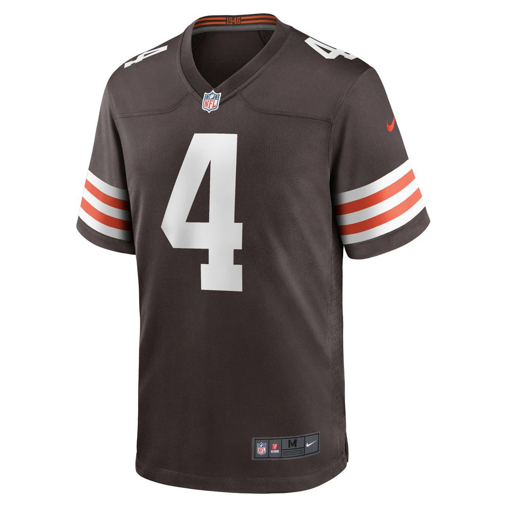Deshaun Watson Cleveland Browns Brown Game Jersey