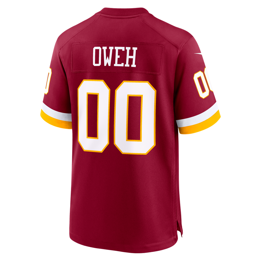 Odafe Oweh Washington Commanders Black Hail Raiser Alternate Game Jersey
