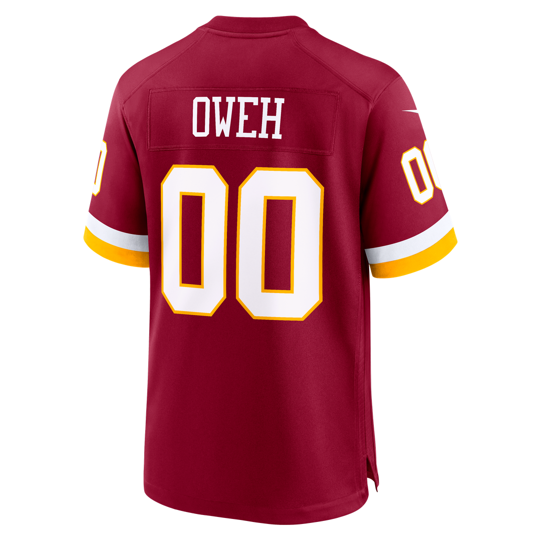 Odafe Oweh Washington Commanders Black Hail Raiser Alternate Game Jersey