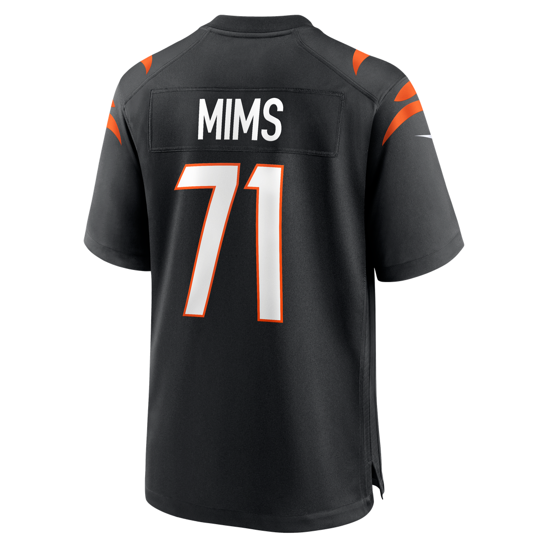 Amarius Mims Cincinnati Bengals Black Player Game Jersey