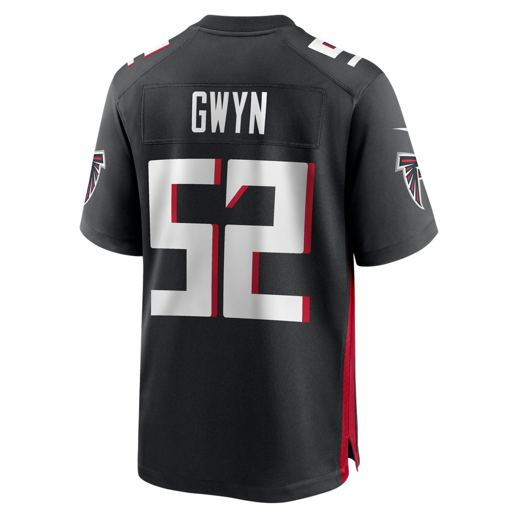 Jovaughn Gwyn Atlanta Falcons Black Team Game Jersey