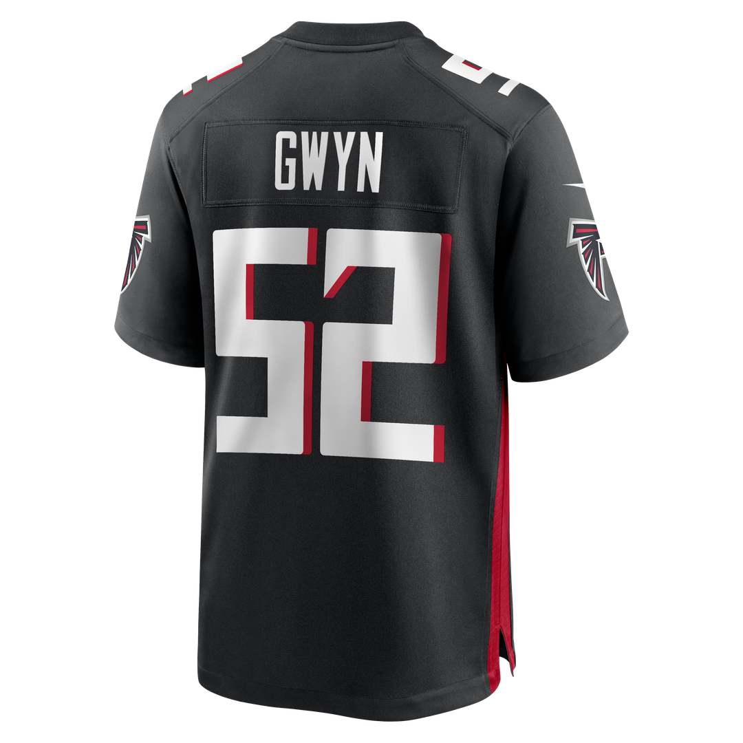 Jovaughn Gwyn Atlanta Falcons Black Team Game Jersey