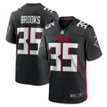 Natrone Brooks Atlanta Falcons Black Team Game Jersey