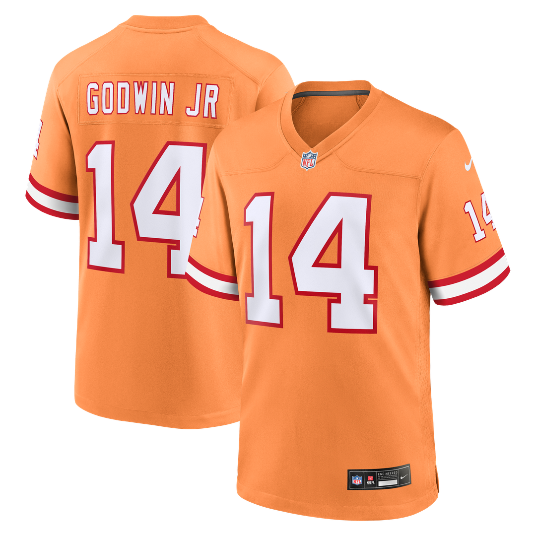 Chris Godwin Jr. Tampa Bay Buccaneers Orange Alternate Game Player Jersey