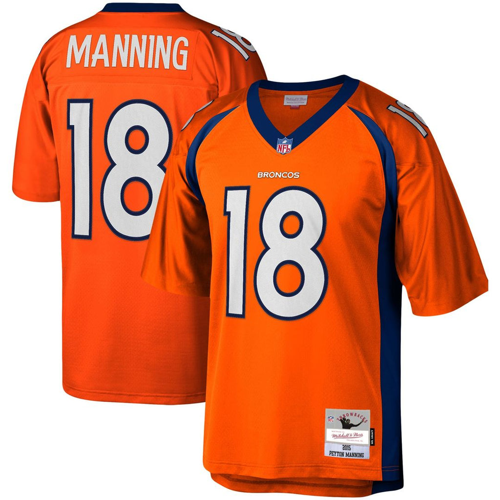 Peyton Manning Denver Broncos Orange Legacy Replica Jersey