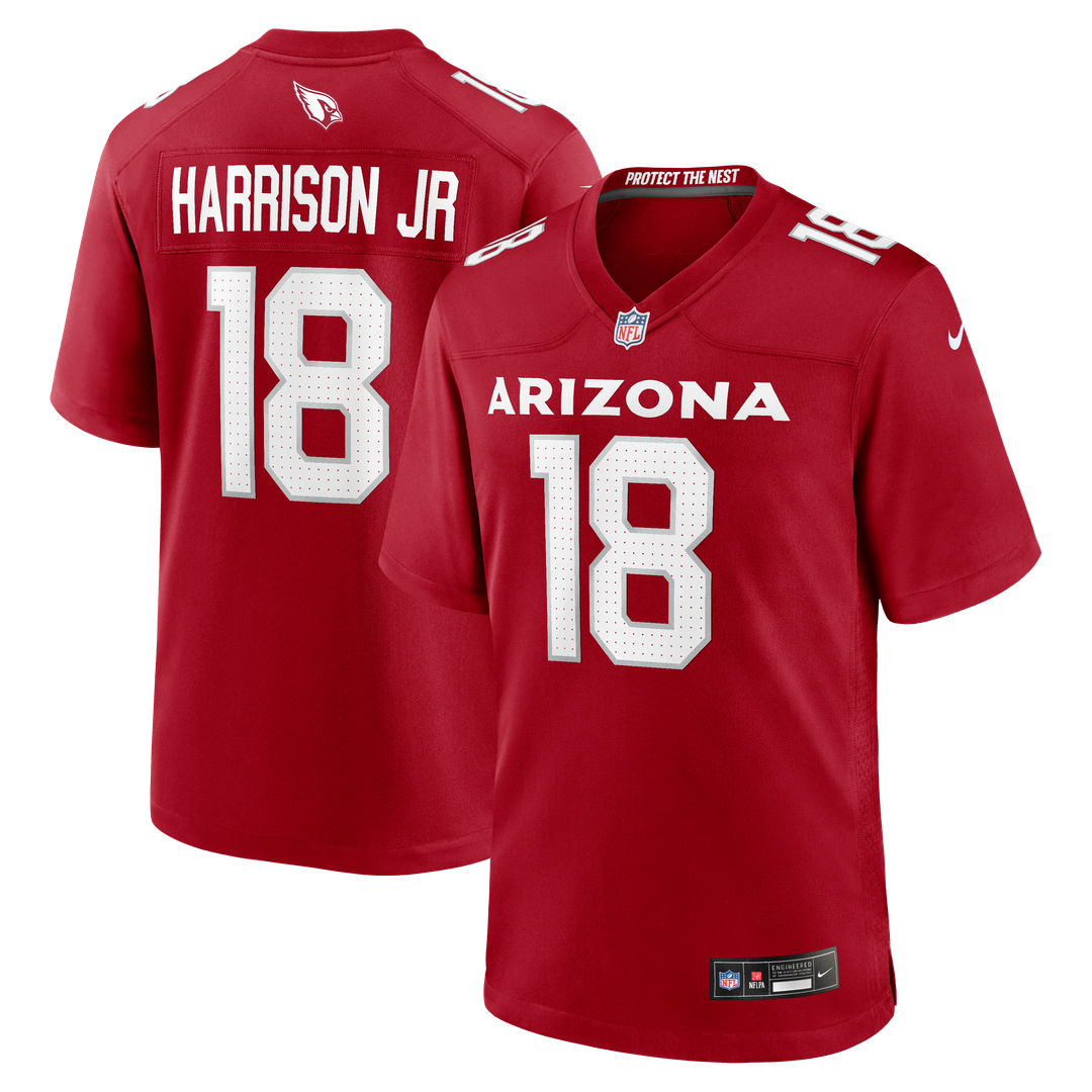Marvin Harrison Jr. Arizona Cardinals Cardinal Player Game Jersey