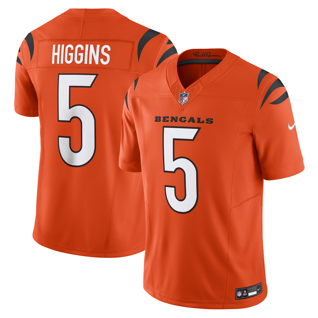 Tee Higgins Cincinnati Bengals Orange Vapor F.U.S.E. Limited Jersey