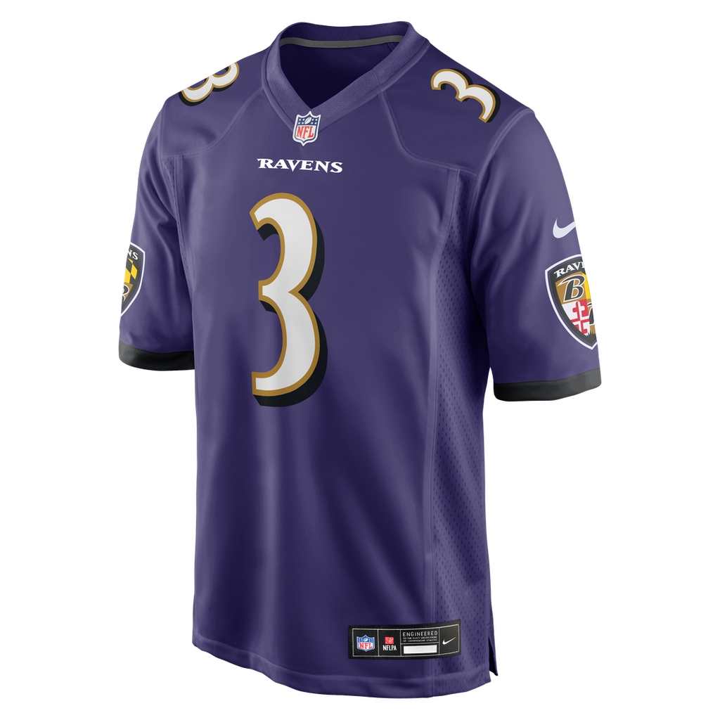 Chidobe Awuzie Baltimore Ravens Purple Team Game Jersey