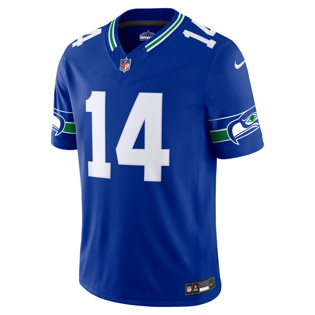 Sam Darnold Seattle Seahawks Royal Alternate Vapor F.U.S.E. Stitched Limited Jersey