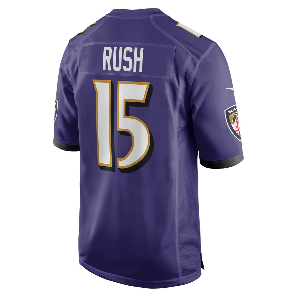 Cooper Rush Baltimore Ravens Purple Team Game Jersey