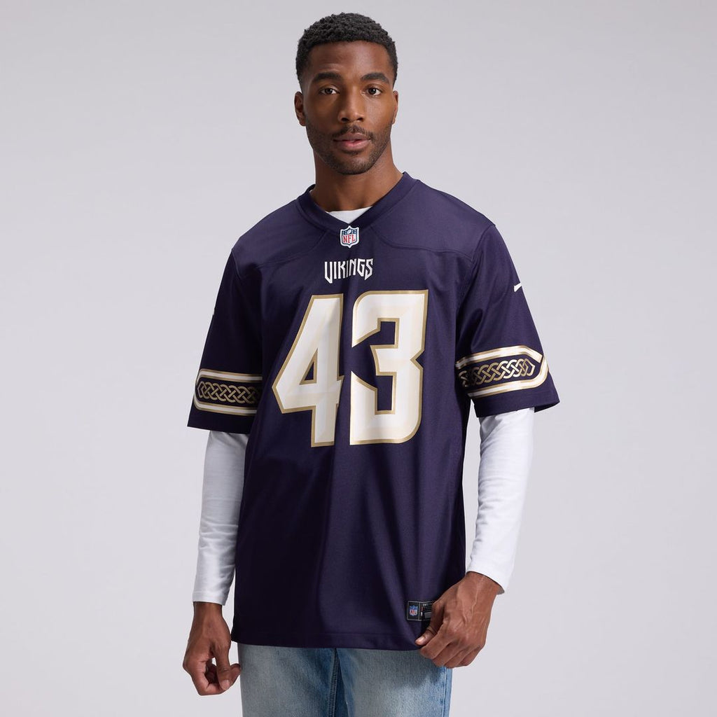 Andrew Van Ginkel Minnesota Vikings Purple 2026 Rivalries Collection Game Jersey