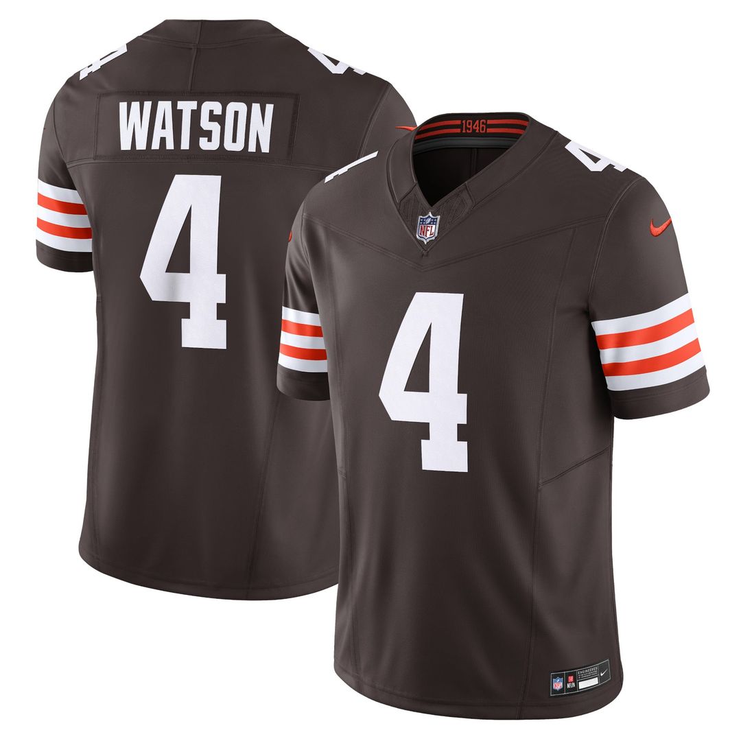 Deshaun Watson Cleveland Browns White Vapor F.U.S.E. Limited Jersey