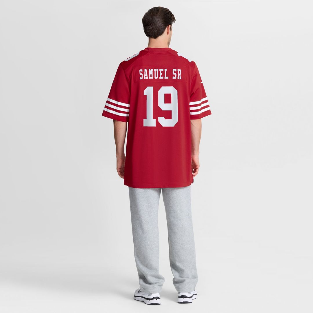 Deebo Samuel Sr San Francisco 49ers Scarlet Team Game Jersey