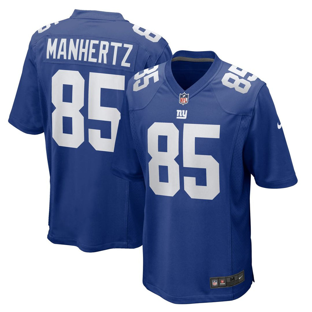 Chris Manhertz New York Giants Royal Team Game Jersey