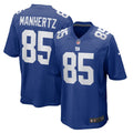 Chris Manhertz New York Giants Royal Team Game Jersey