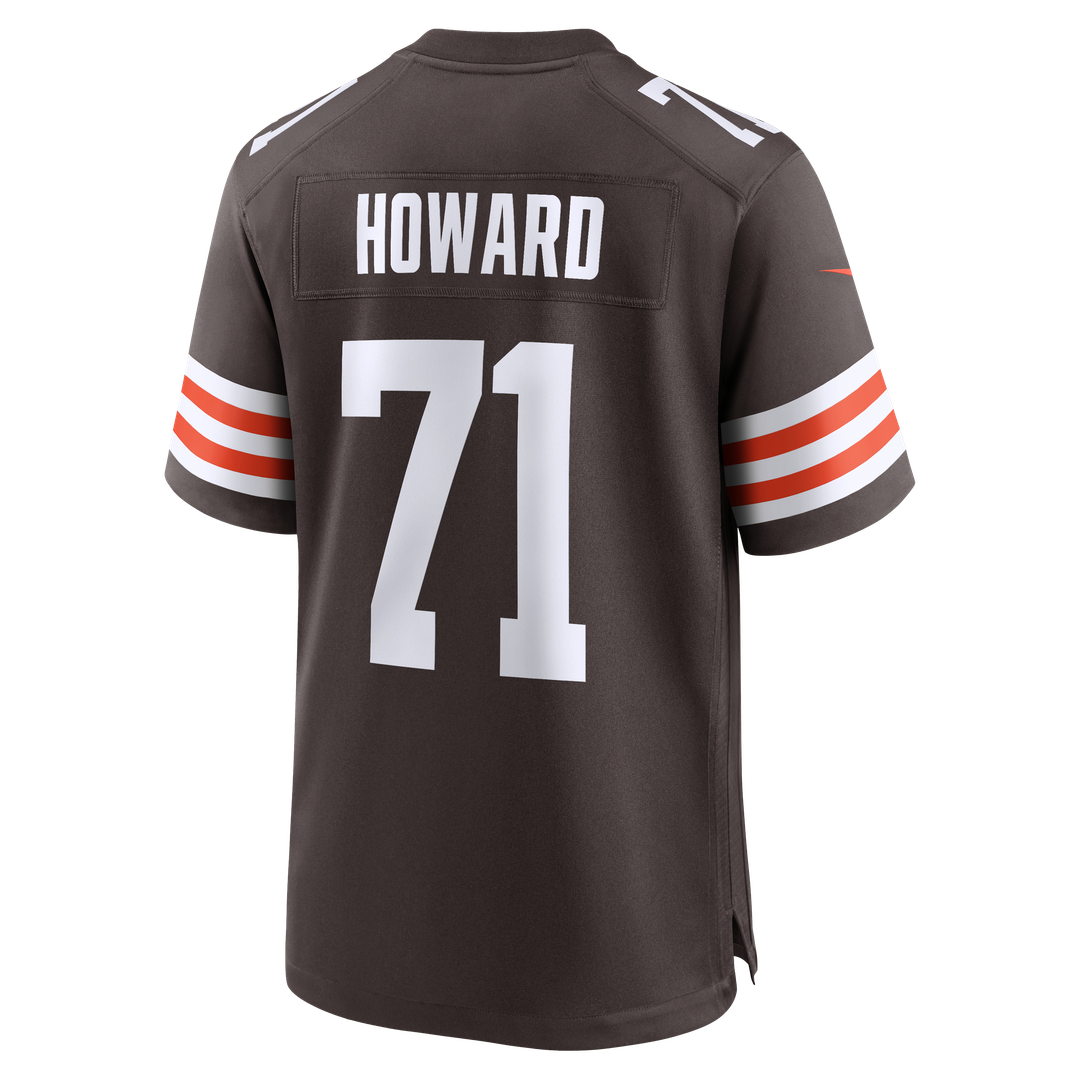 Tytus Howard Cleveland Browns Brown Team Game Jersey
