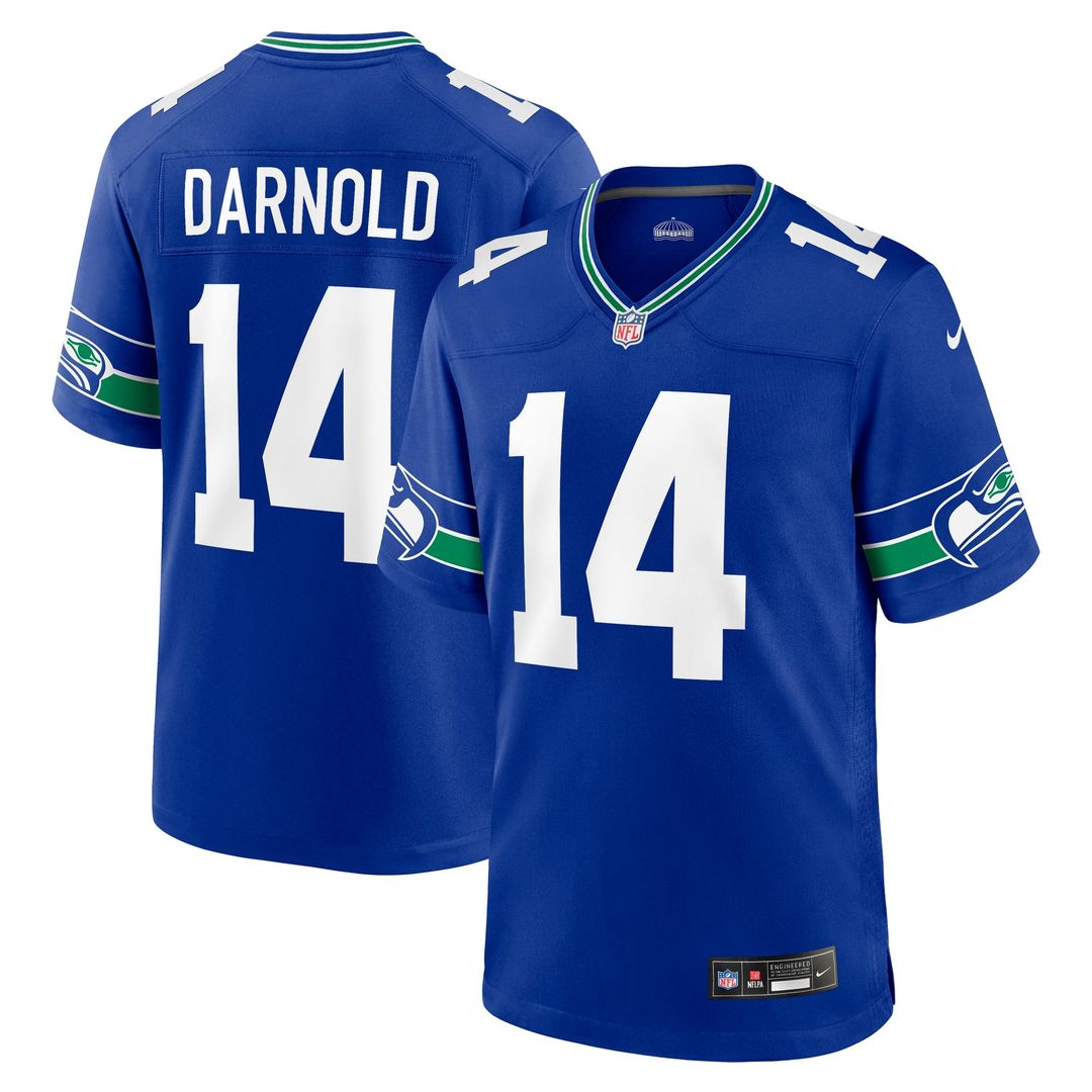 Sam Darnold Seattle Seahawks White Game Jersey