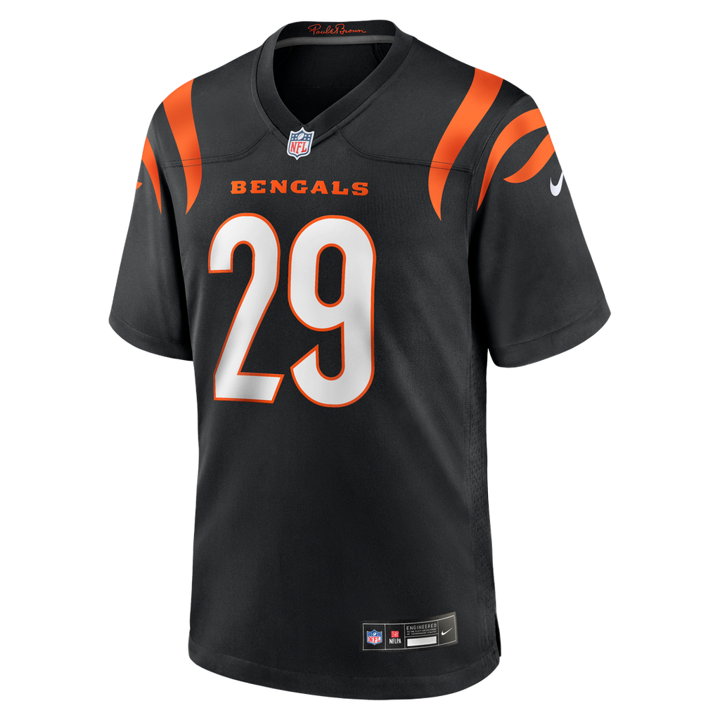 Kyle Dugger Cincinnati Bengals Black Team Game Jersey