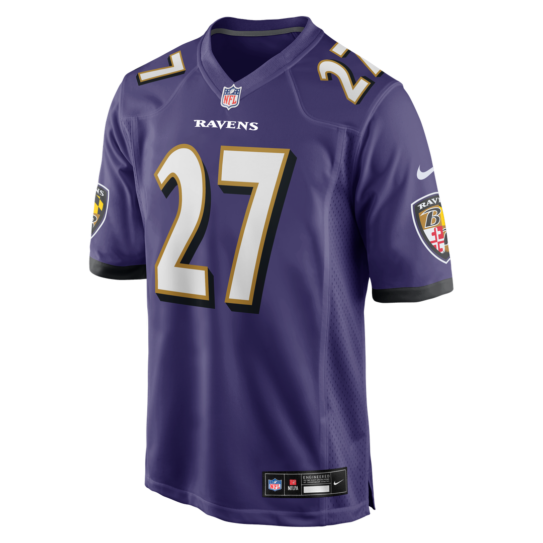 T.J. Tampa Baltimore Ravens Purple Team Game Jersey