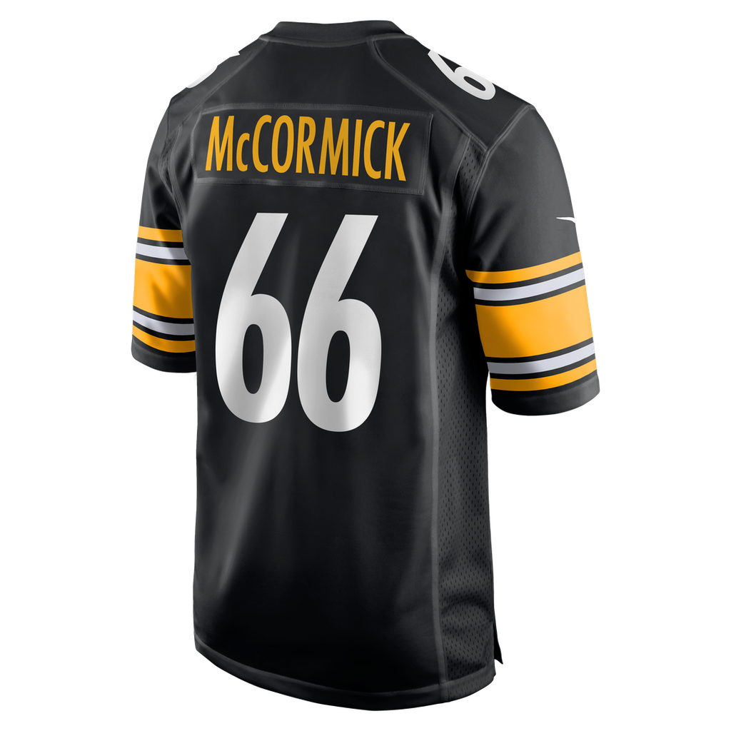 Mason McCormick Pittsburgh Steelers Black Game Jersey
