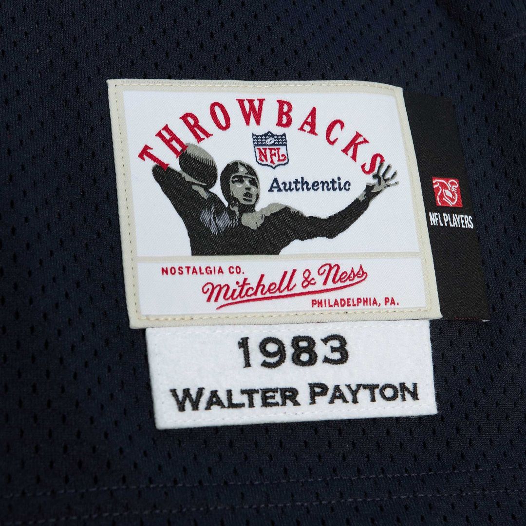 Walter Payton Chicago Bears 1985 White Authentic Throwback Retired Player Jersey