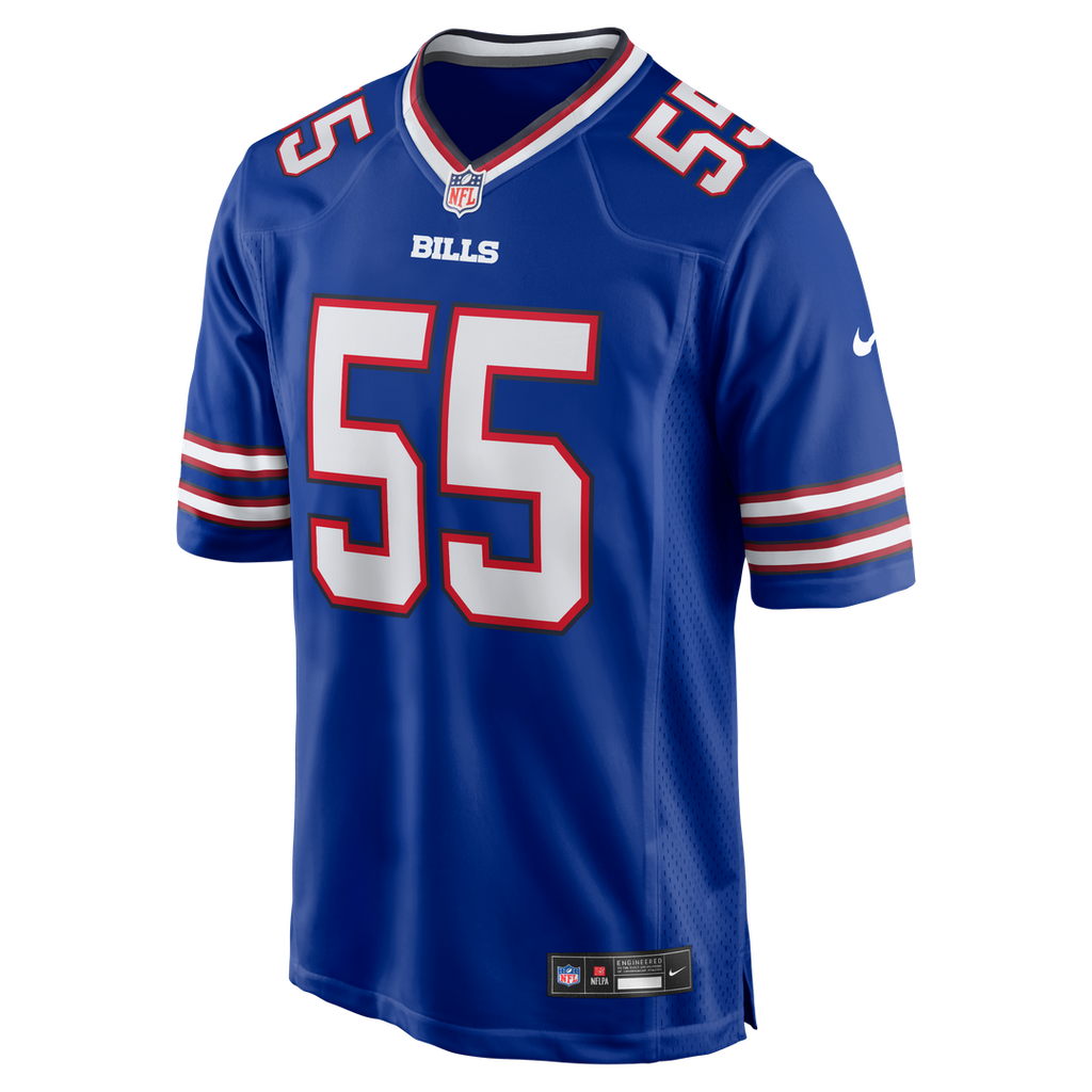Michael Hoecht Buffalo Bills Royal Team Game Jersey