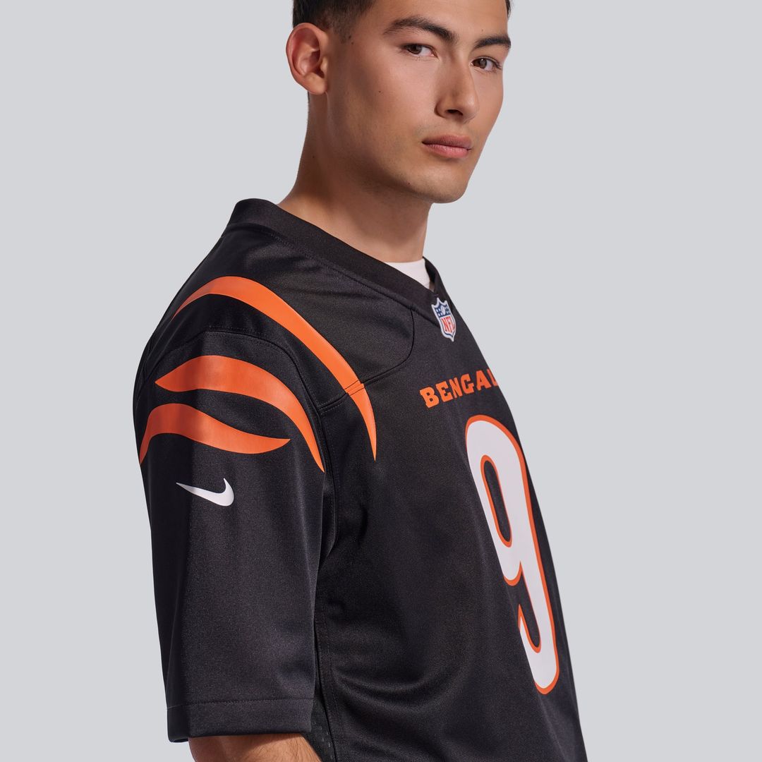 Joe Burrow Cincinnati Bengals Orange Alternate Game Jersey