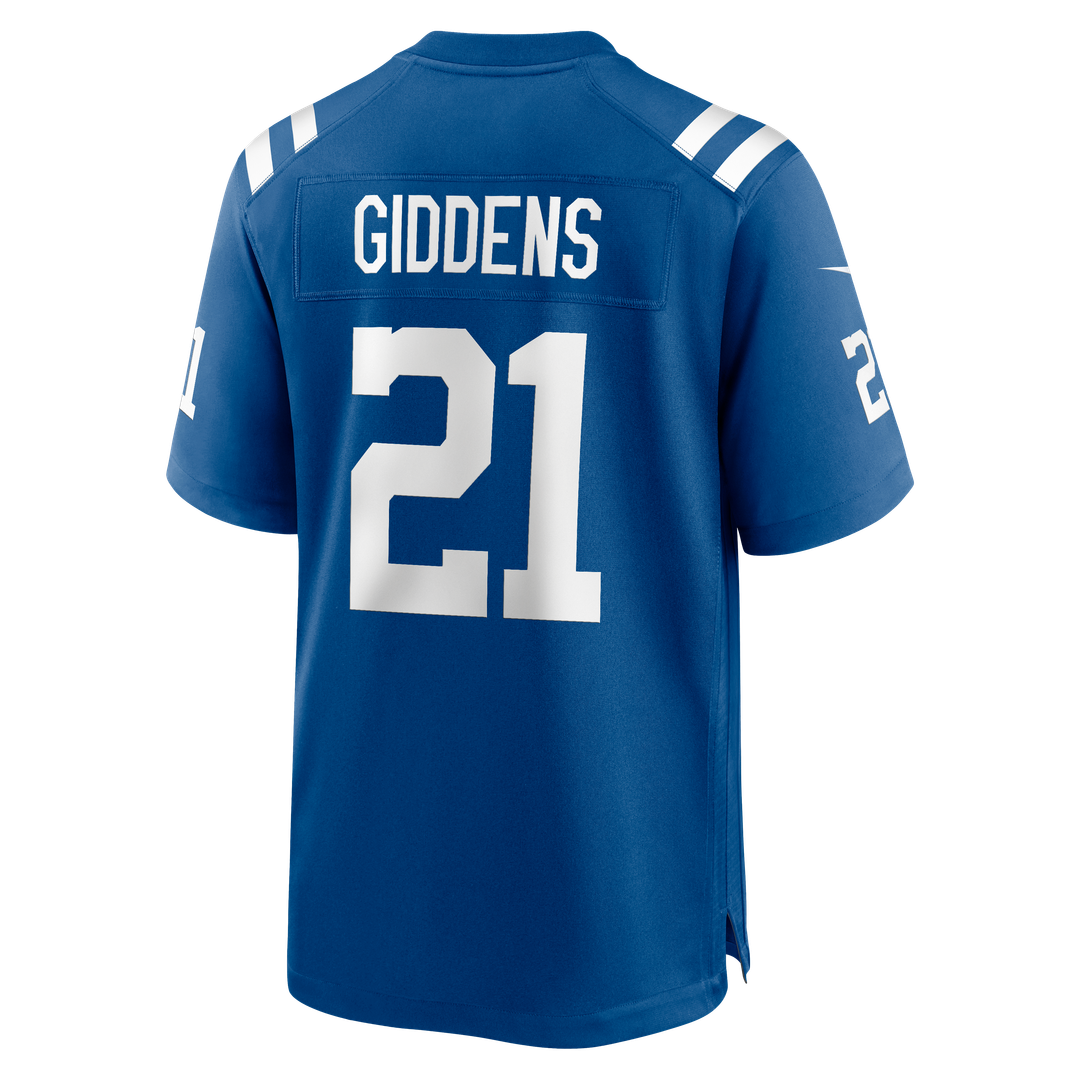 DJ Giddens Indianapolis Colts Royal Team Game Jersey