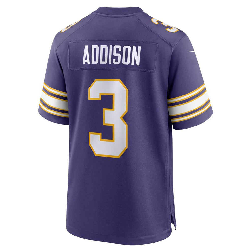 Jordan Addison Minnesota Vikings Purple Alternate Game Jersey