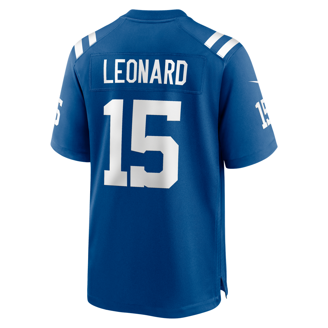 Riley Leonard Indianapolis Colts Royal Team Game Jersey