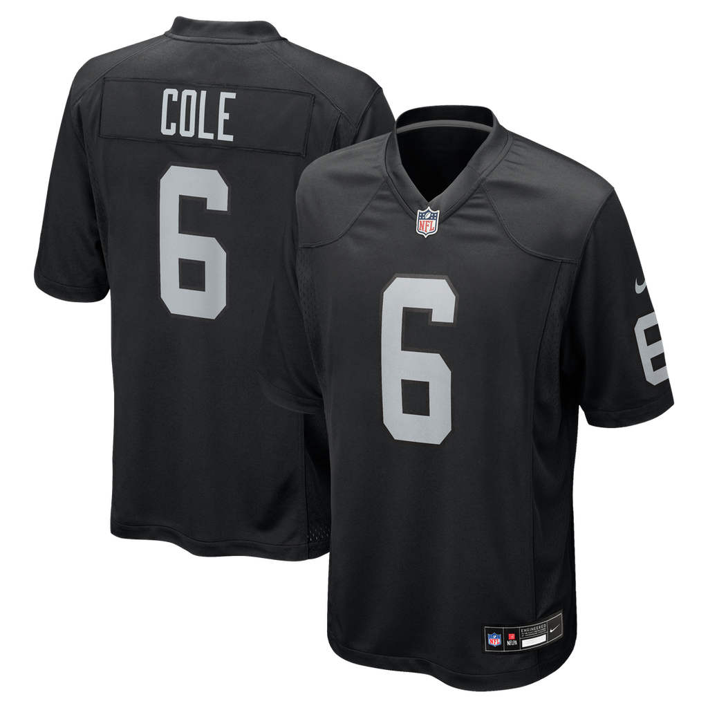 AJ Cole Las Vegas Raiders Black Game Jersey