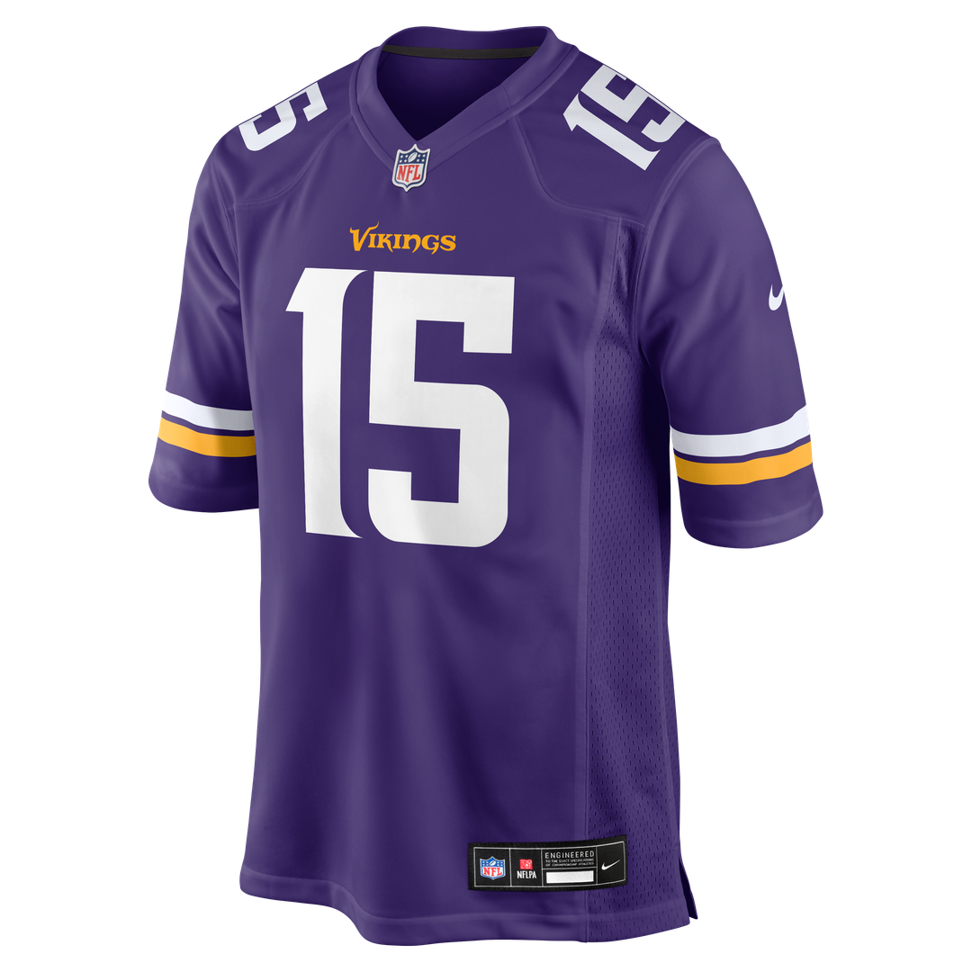 Dallas Turner Minnesota Vikings Purple Game Jersey