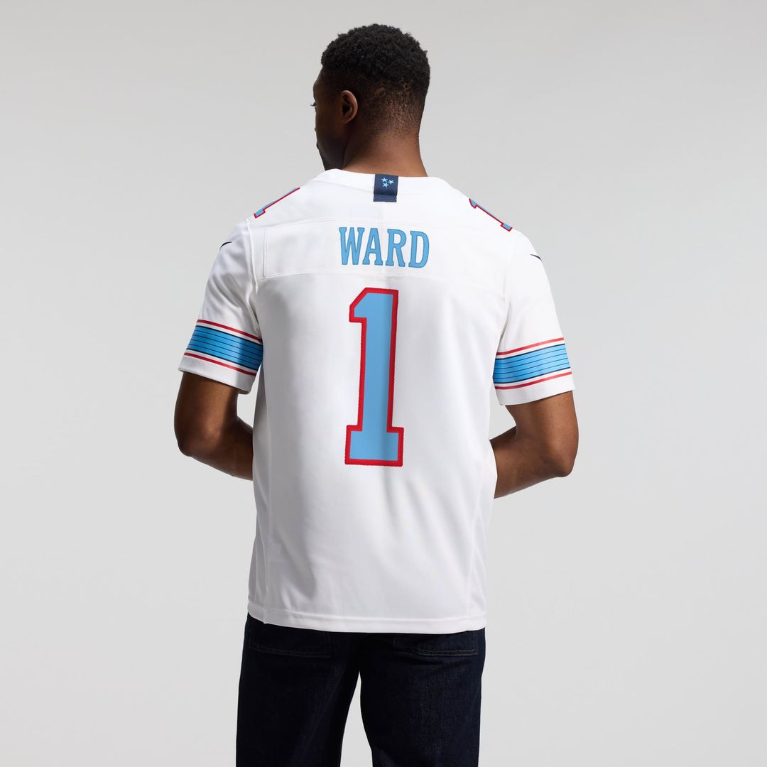 Cameron Ward Tennessee Titans Light Blue Team Vapor F.U.S.E. Stitched Limited Jersey
