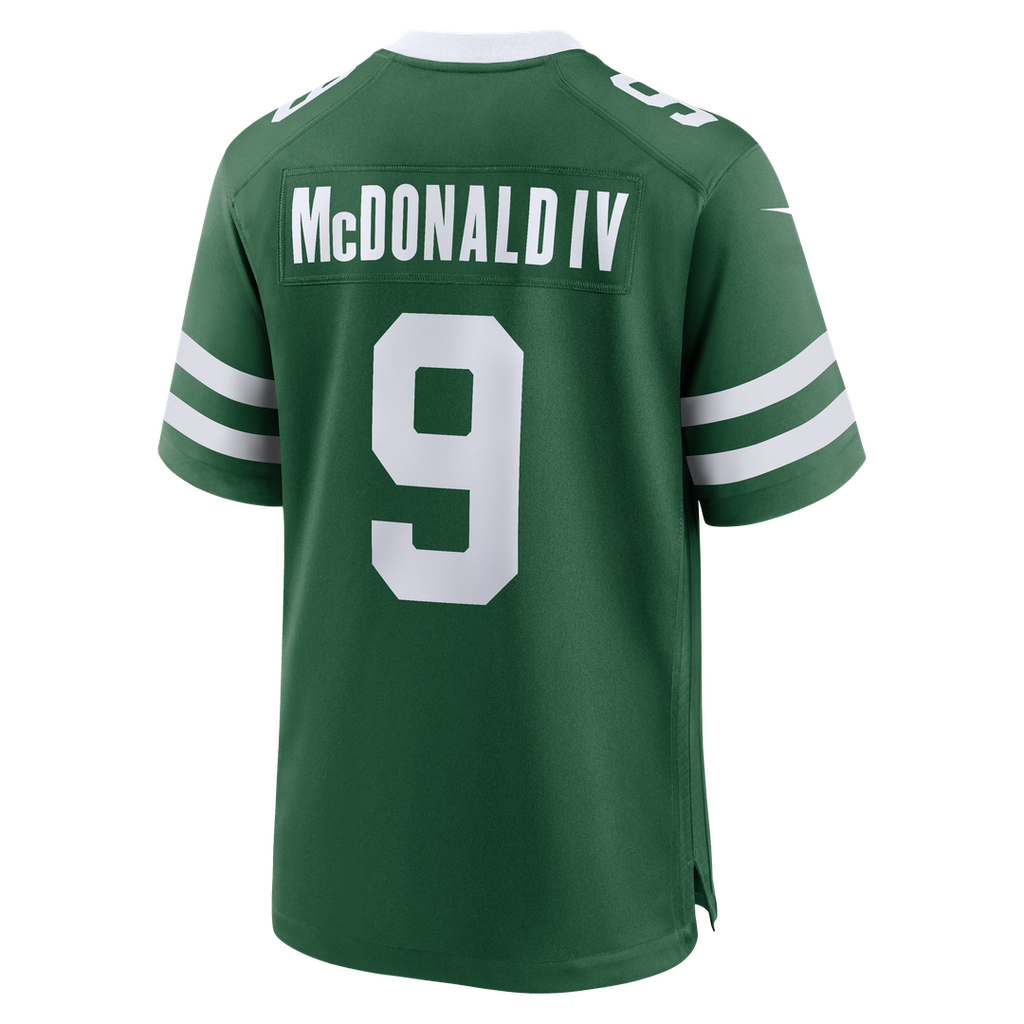 Will McDonald IV New York Jets Legacy Black Alternate Game Jersey