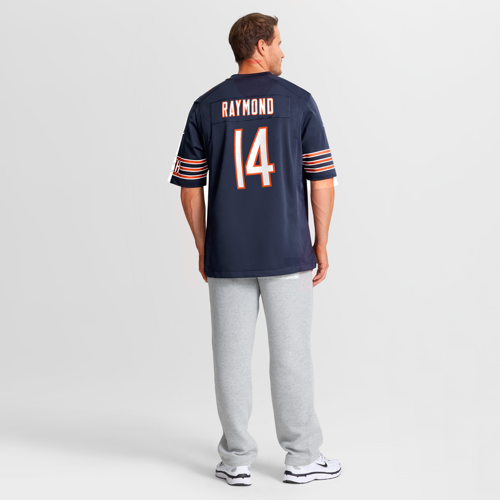 Kalif Raymond Chicago Bears Navy Team Game Jersey