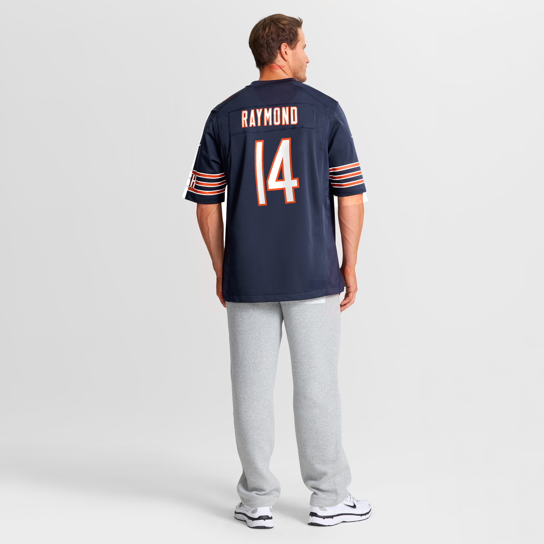 Kalif Raymond Chicago Bears Navy Team Game Jersey