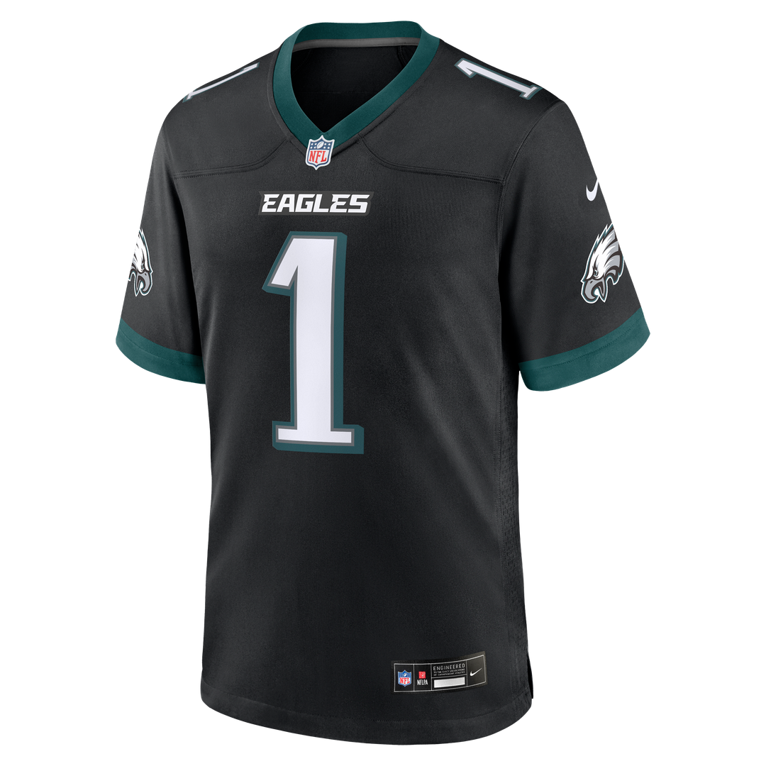 Jalen Hurts Philadelphia Eagles Black Alternate Game Jersey