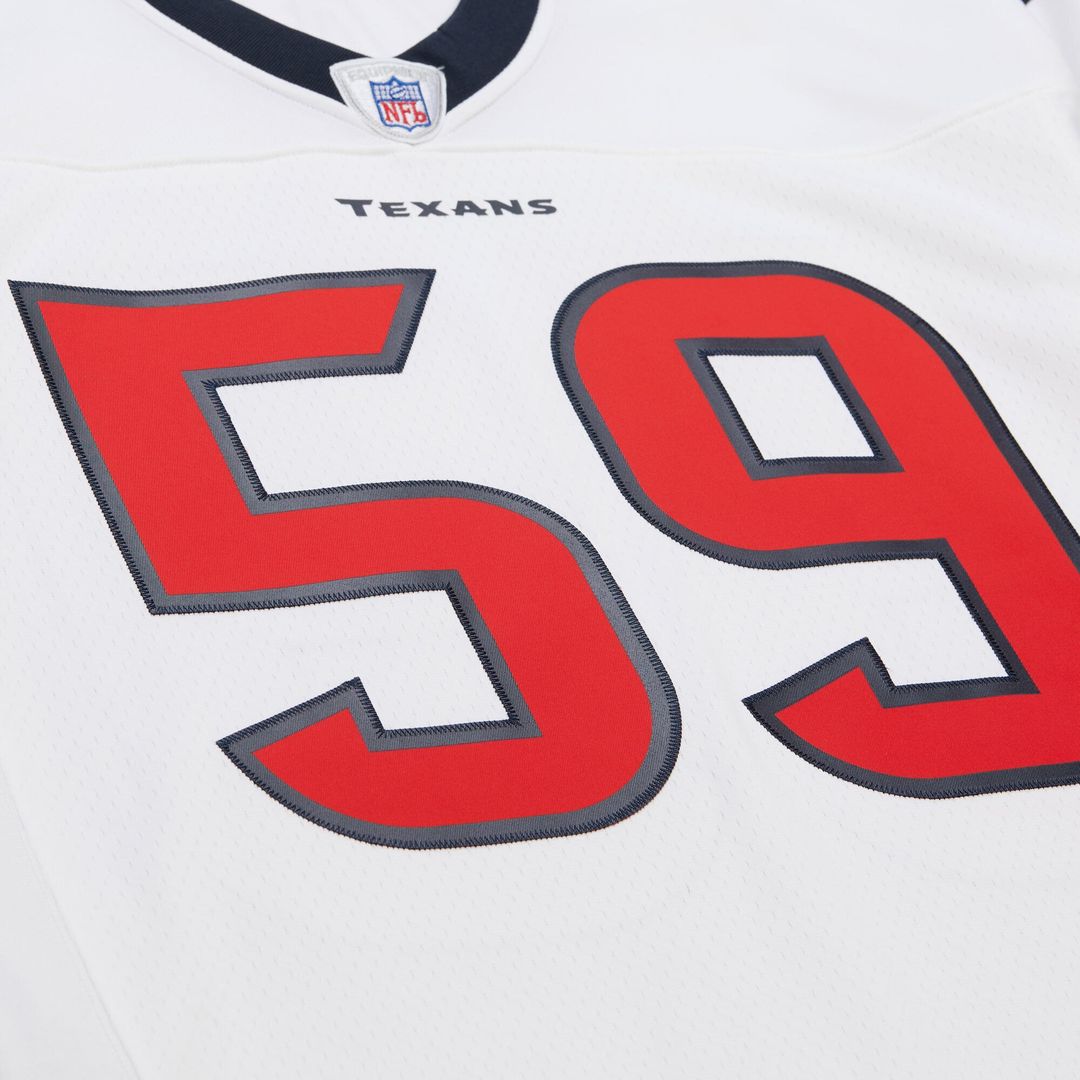 DeMeco Ryans Houston Texans White 2006 Legacy Replica Jersey