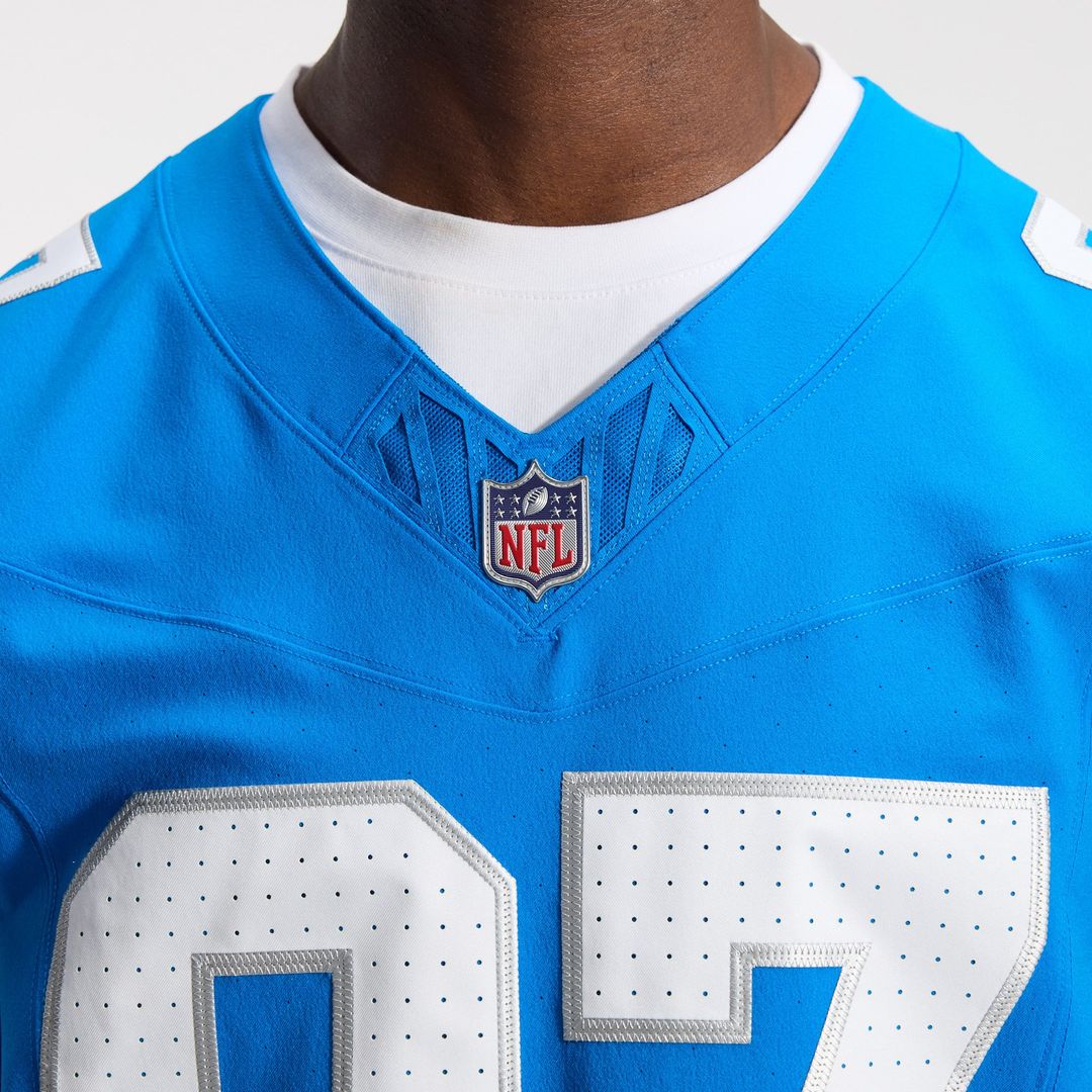 Aidan Hutchinson Detroit Lions Blue Alternate Vapor F.U.S.E. Elite Jersey