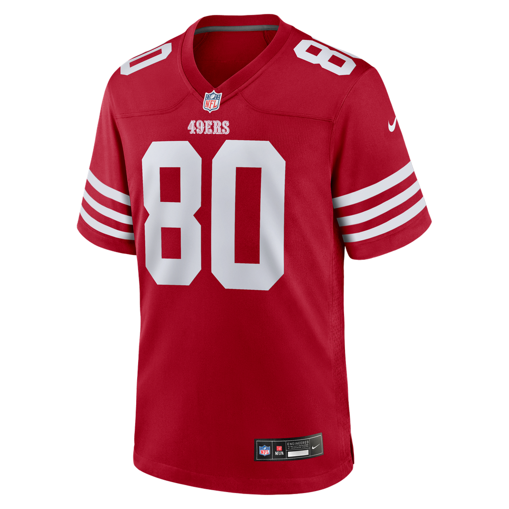 Jerry Rice San Francisco 49ers Scarlet Retired Team Player Game Jersey