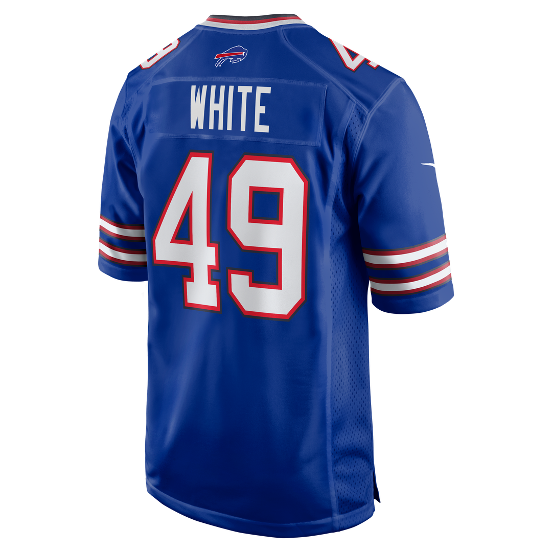 DaShaun White Buffalo Bills Royal Team Game Jersey