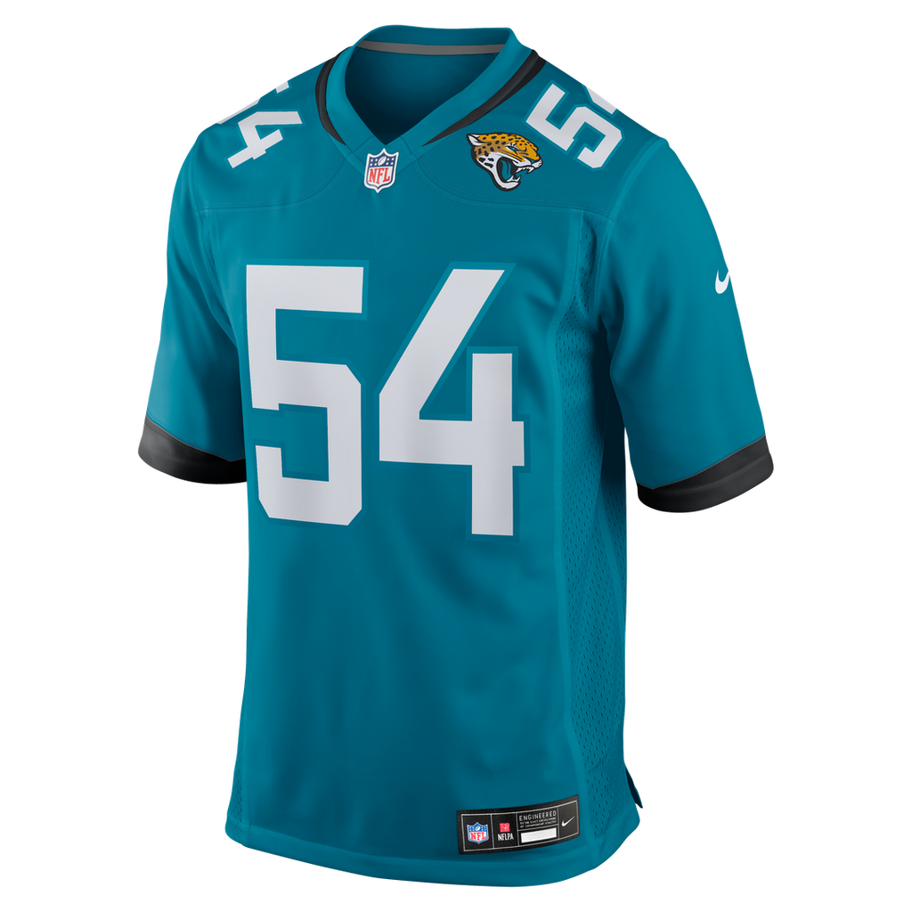 Jack Kiser Jacksonville Jaguars Teal Team Game Jersey