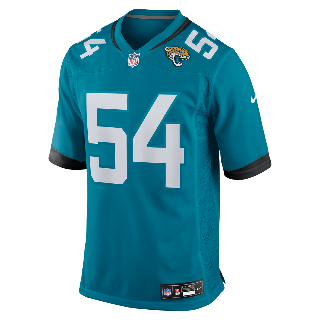 Jack Kiser Jacksonville Jaguars Teal Team Game Jersey