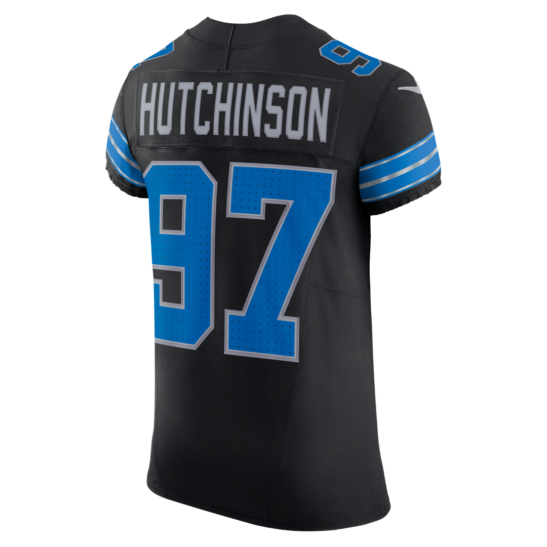 Aidan Hutchinson Detroit Lions Black Alternate Vapor F.U.S.E. Elite Jersey