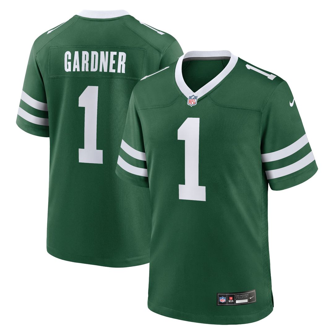 Ahmad Sauce Gardner New York Jets Legacy Green Game Jersey