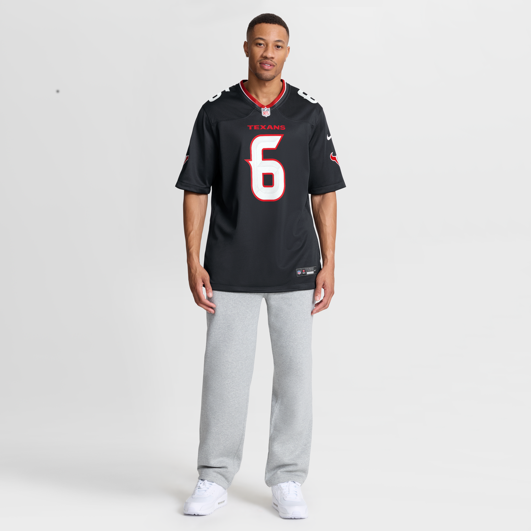 Reed Blankenship Houston Texans Navy Team Game Jersey