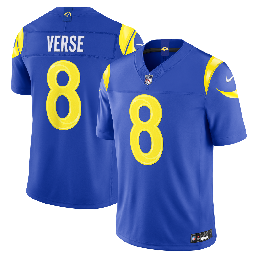 Jared Verse Los Angeles Rams White Vapor F.U.S.E. Stitched Limited Jersey