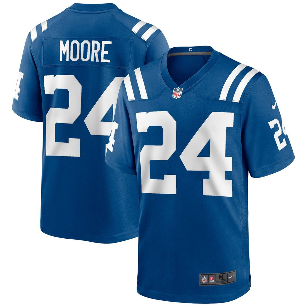 Lenny Moore Indianapolis Colts Royal Game Retired Player Jersey