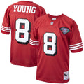Steve Young San Francisco 49ers 1994 Scarlet Authentic Throwback Retired Player Jersey