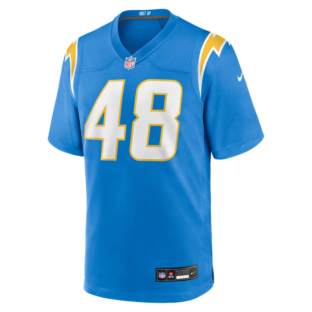 Bud Dupree Los Angeles Chargers Powder Blue Team Game Jersey